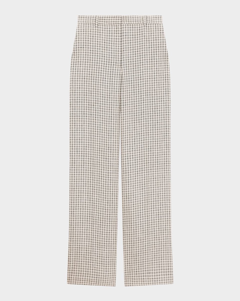 Classic Straight Check Trousers